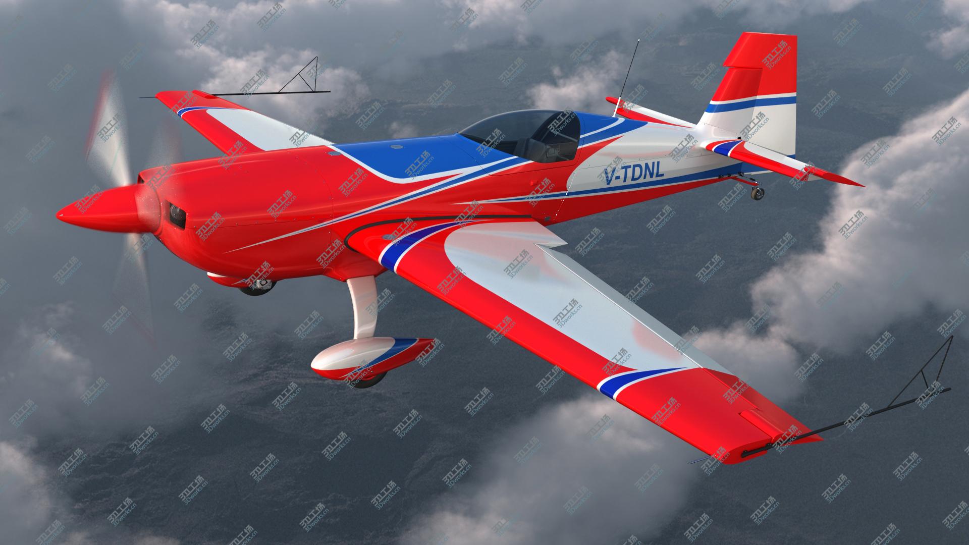 images/goods_img/202104094/3D Aerobatic Monoplane Extra EA-300 Aircraft model/5.jpg